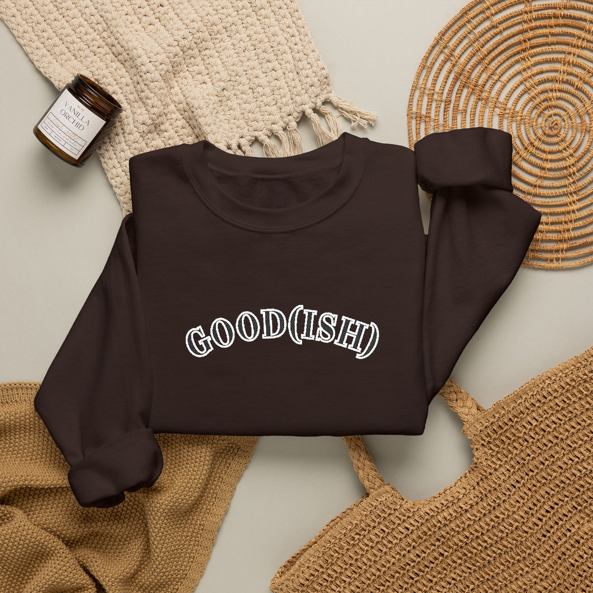 Good(Ish)Minimalist Crewneck Sweatshirt