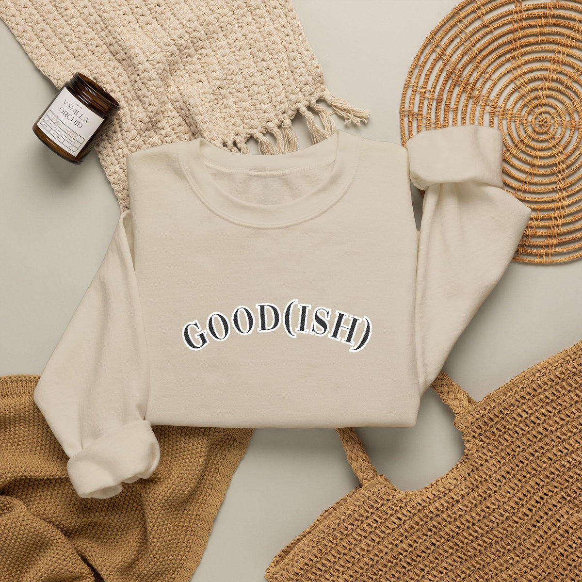Good(Ish)Minimalist Crewneck Sweatshirt